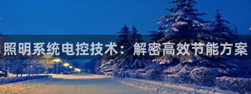 qy98千亿国际手机登录：照明系统电控技术：解密高效节能方案